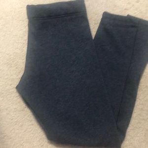 Grey leggings with fleece lining